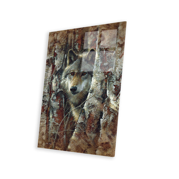 Impression sur toile de la meute de loups de Robert Bateman